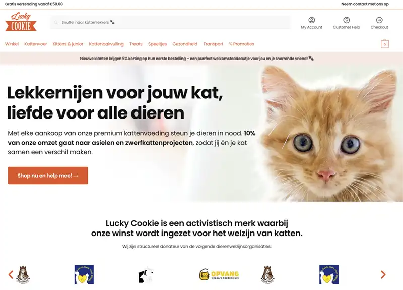 Lucky Cookie webwinkel