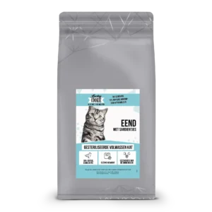 Kattenvoer eend sardientjes gesteriliseerde volwassen kat