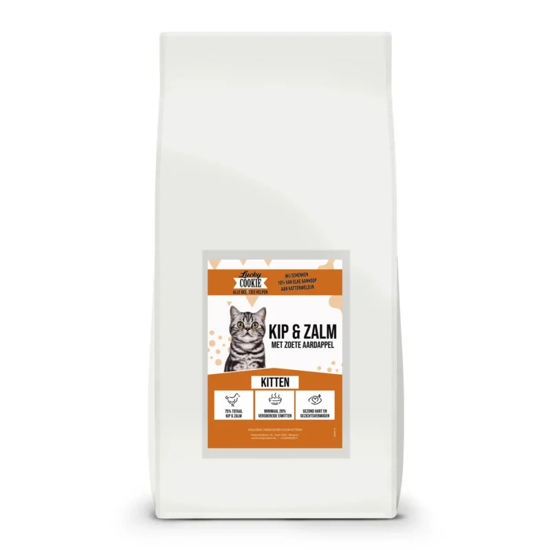 graanvrij-droogvoer-kitten-kip-zalm-zoete-aardappel-7,5kg Graanvrij droogvoer voor kitten Kip Zalm met zoete aardappel zak 7,5kg
