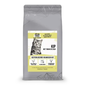 Kattenvoer kip tonijn zalm gesteriliseerde volwassen kat zak 5kg