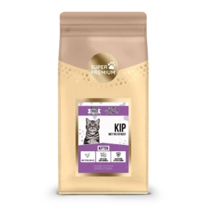 Kattenvoer voor kittens met kip vis en rijst zak 2kg