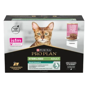PURINA PRO PLAN natvoeding gesteriliseerde katten - Tonijn & Zalm - 12 x 85g