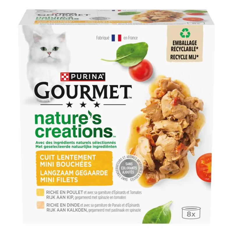 Nature's Creations Mini Filets Gevogelte 8X85g