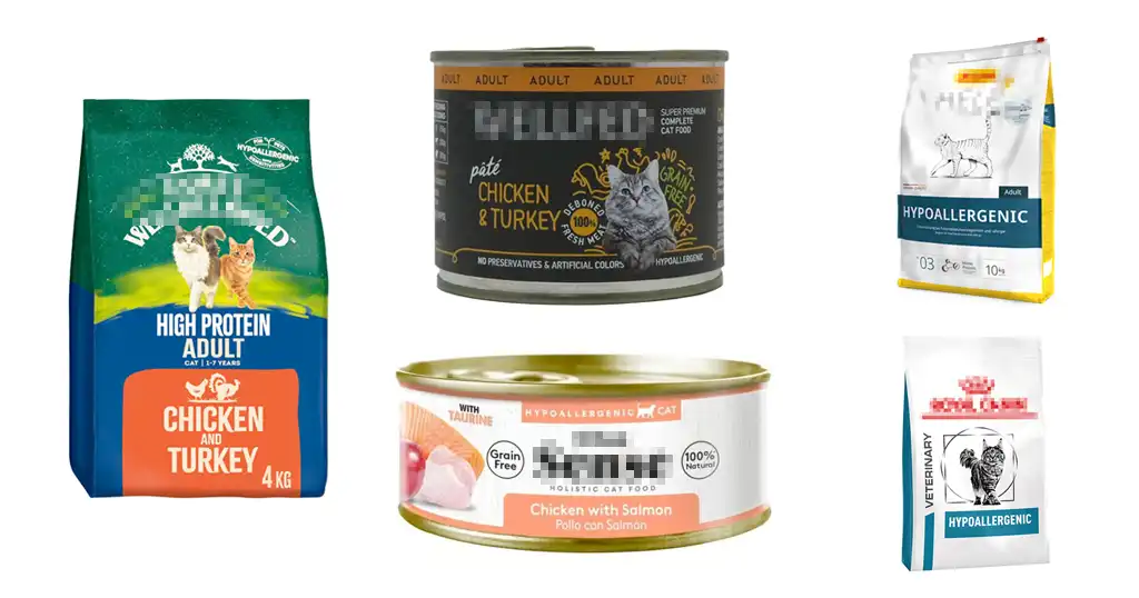 Hypoallergeen kattenvoer marketingterm