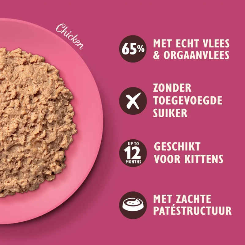 Lily's Kitchen chicken paté voor kittens