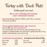 Lily's Kitchen Smooth Paté Selection kalkoen en eend ingrediënten